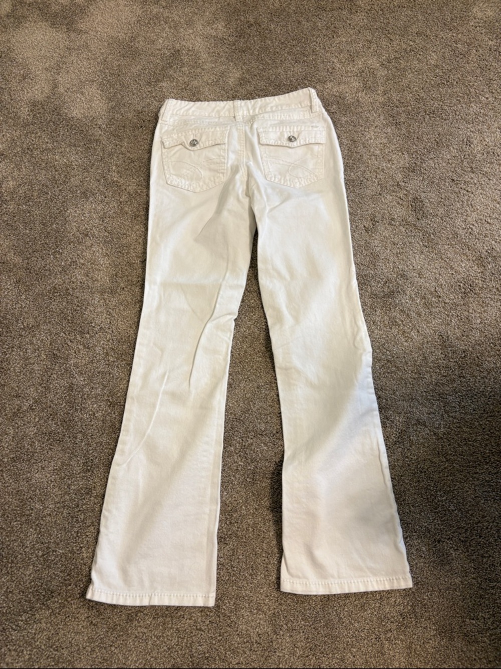 Women's INC White Regular Fit Boot Leg Jeans, sz 4 - Picture 7 of 7